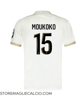 OGC Nice Youssoufa Moukoko #15 Maglia Gara Trasferta Repliche 2024-25